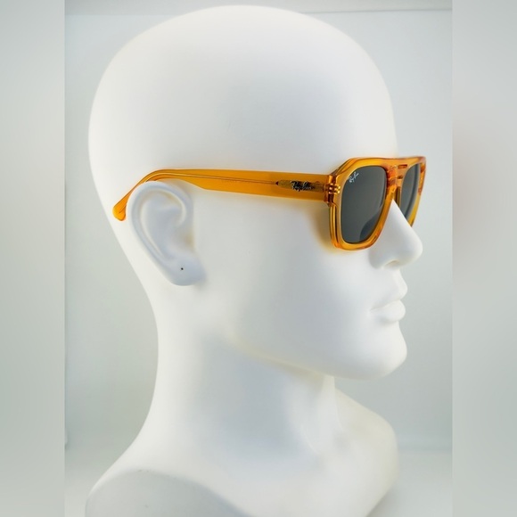 Ray-Ban Corrigan Bio based Sunglasses RB4397 Transparent Yellow Frame Gray Lens main image 13